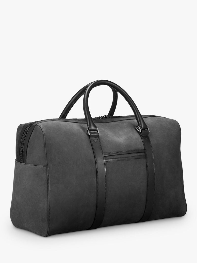 Carl Friedrik nubuck leather weekender holdall bag 35L, UK version