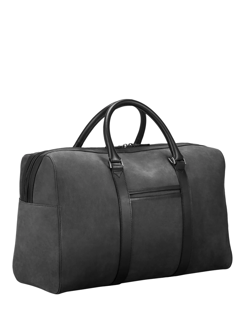 Carl Friedrik nubuck leather weekender holdall bag 35L, UK version