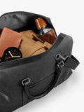 Carl Friedrik nubuck leather weekender holdall bag 35L, UK version