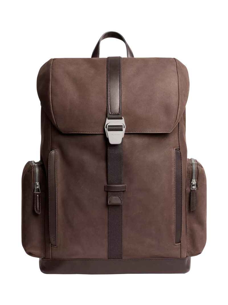 Carl Friedrik Traverse leather backpack 27L chocolate - British product