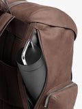 Carl Friedrik Traverse leather backpack 27L chocolate - British product