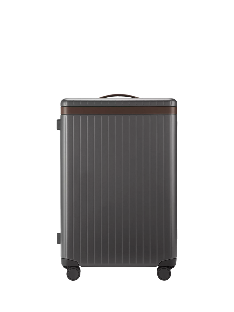 Carl Friedrik The Check-In 4-Wheel Medium Suitcase 69L Navy Hackett