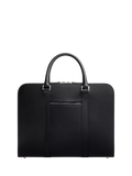 Carl Friedrik Palissy 15" Laptop Leather Briefcase, 10L, Black