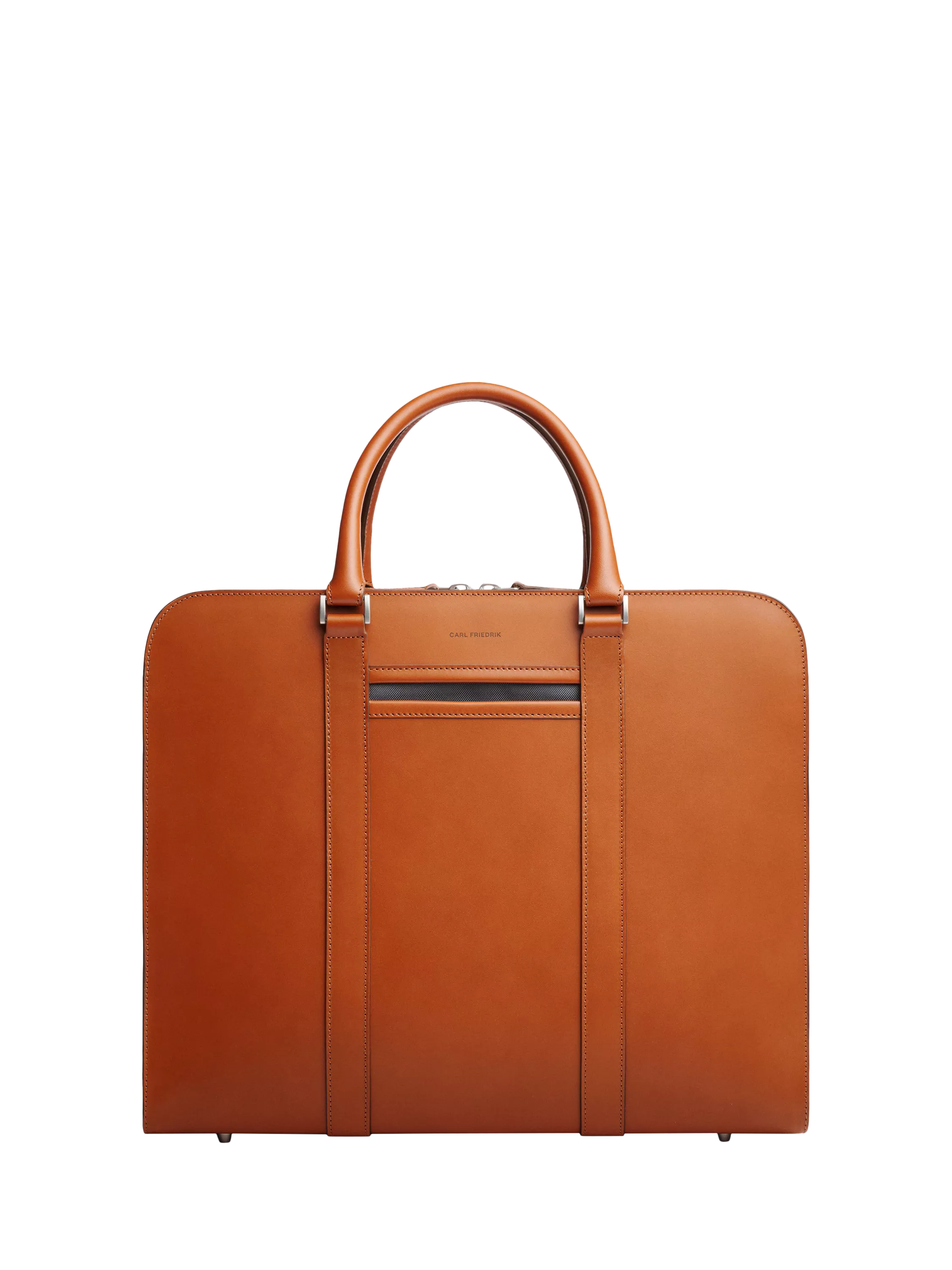 Carl Friedrik Palissy Leather Overnight Bag, Chocolate, 27L