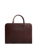Carl Friedrik Palissy 15" Laptop Leather Briefcase, 10L, Chocolate