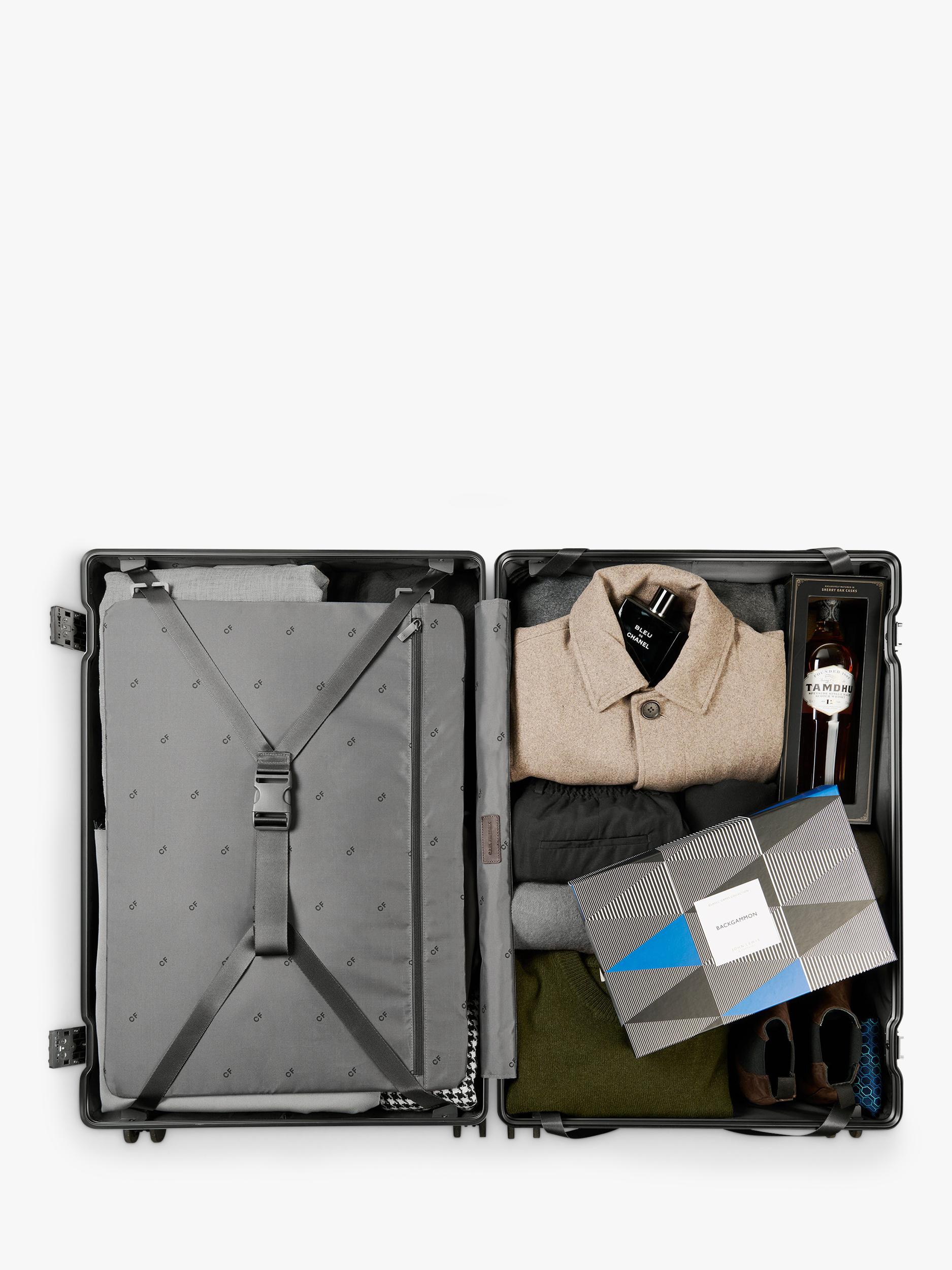Carl Friedrik Check-In 79cm large hard-sided suitcase (British brand)