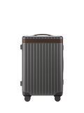 Carl Friedrik The Carry-On 4-Wheel 56cm Cabin Case, 40L, Grey/Chocolate, One Size