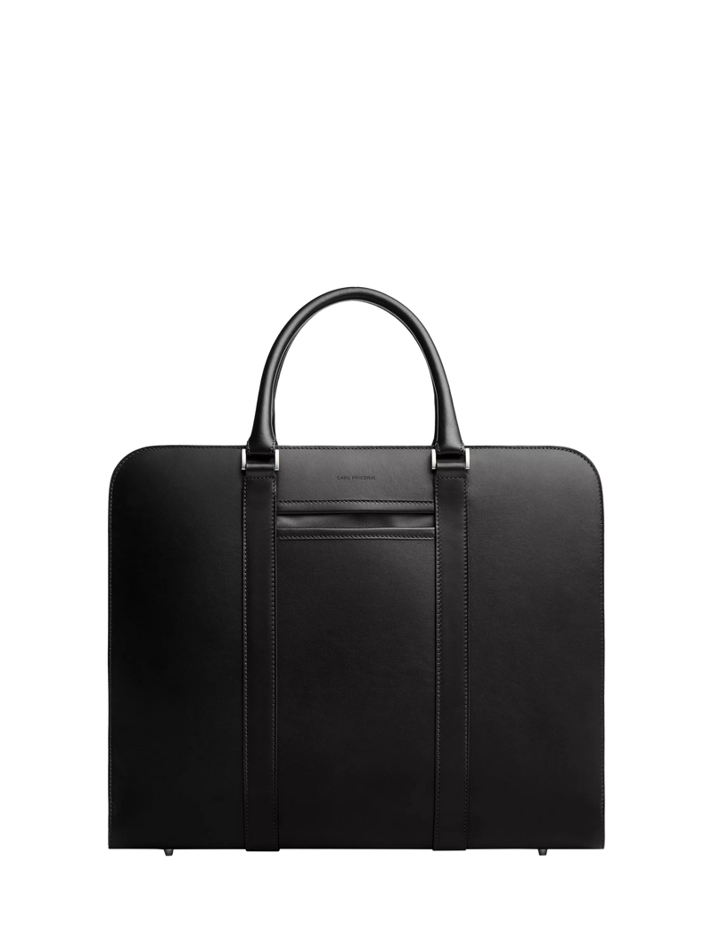 Carl Friedrik Palissy Leather Overnight Bag, Chocolate, 27L