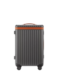 Carl Friedrik The Carry-On 4-Wheel 56cm Cabin Case, 40L, Grey/Cognac, One Size
