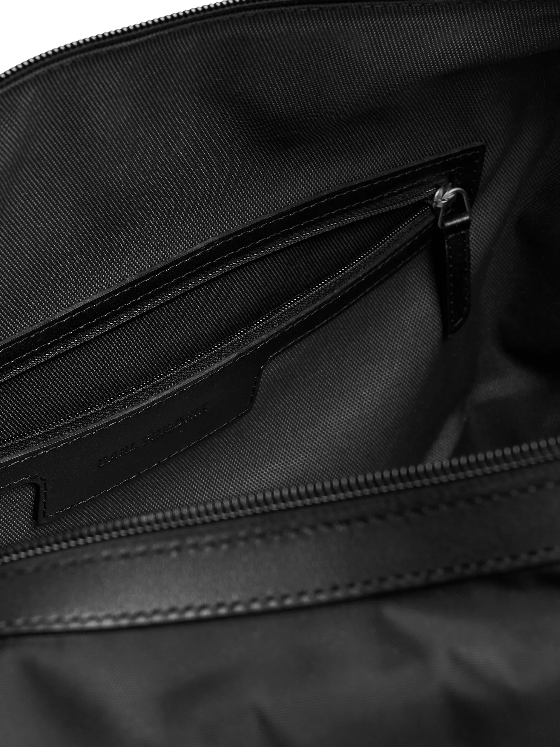 Carl Friedrik compact weekender bag 35L black - British product