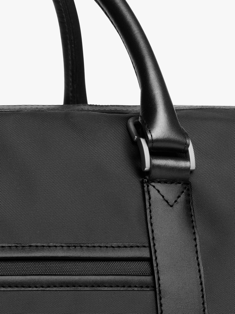 Carl Friedrik compact weekender bag 35L black - British product