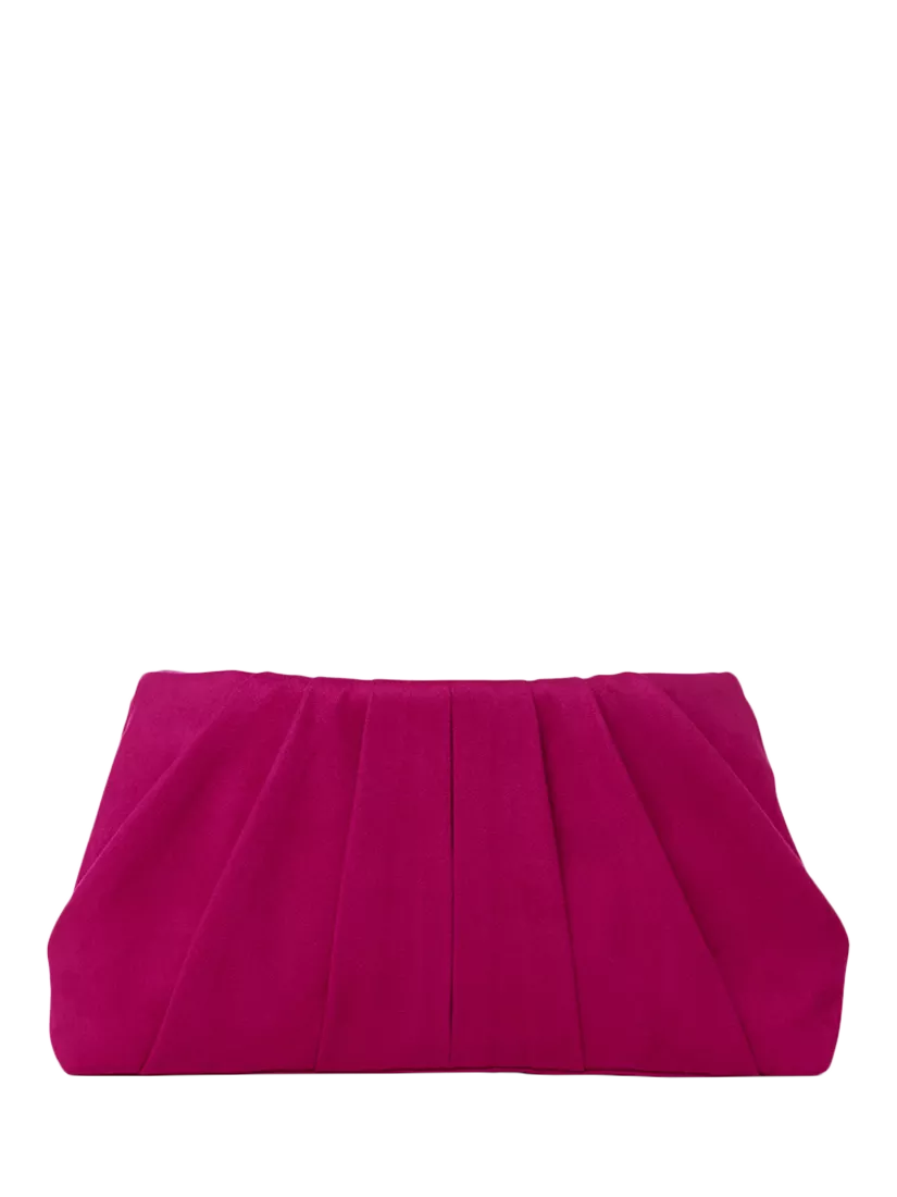 Paradox London Desert Soft Pleated Clutch Bag