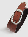 Reiss leather belt Tan Brown - British product
