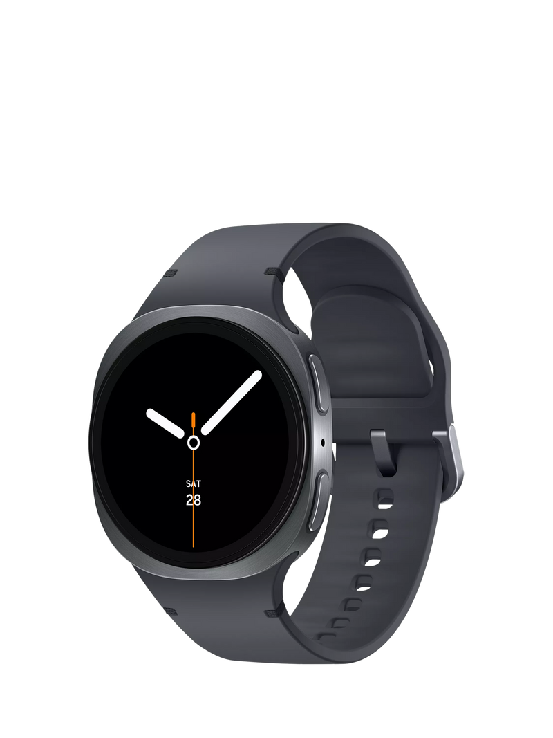 Samsung Galaxy Watch8 smartwatch with Bluetooth and silicone strap (British brand)
