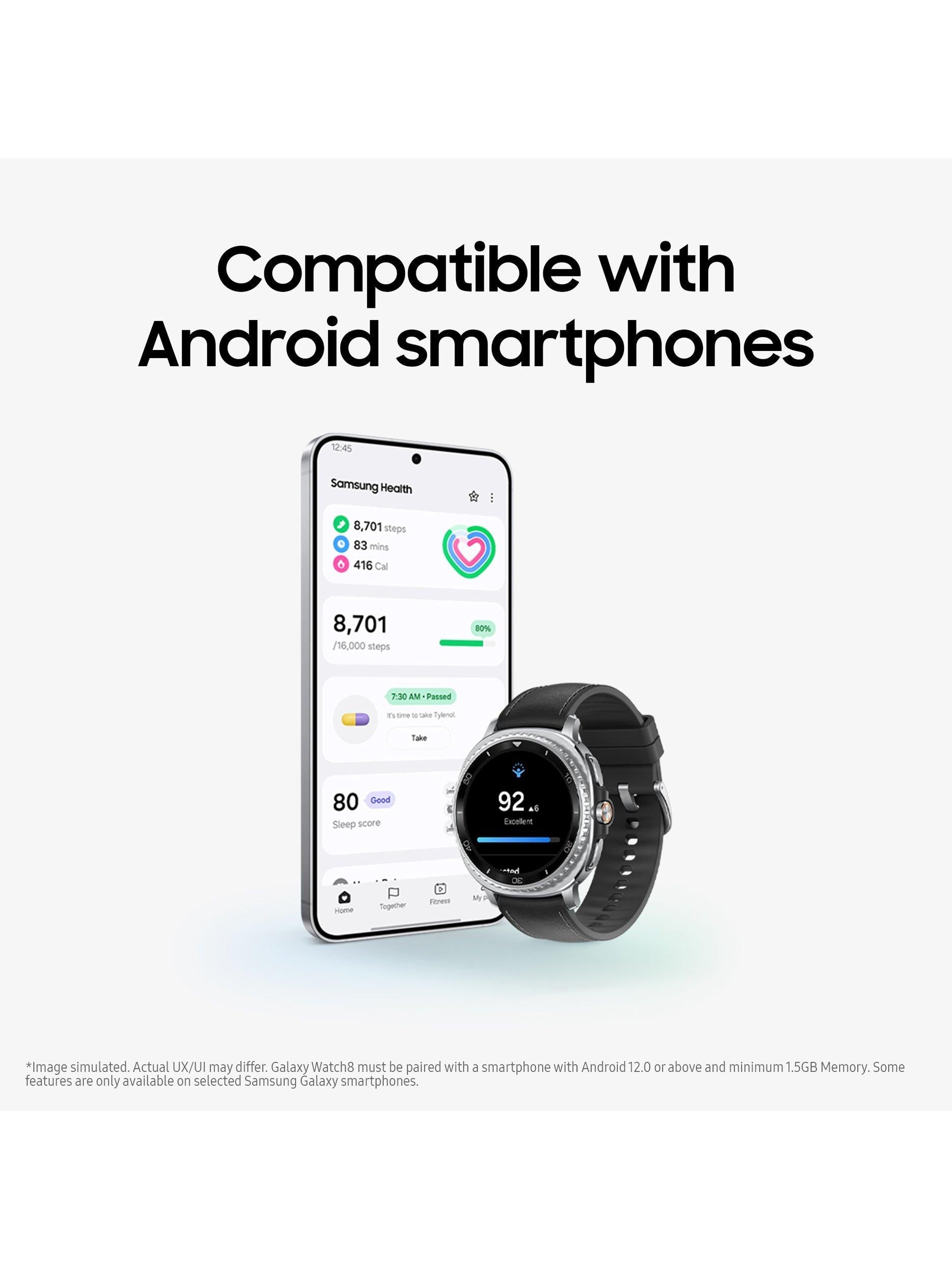 Samsung Galaxy Watch8 Classic smartwatch 46mm Bluetooth (British brand)