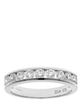 Mogul 18ct white gold diamond eternity ring 0.75ct - British product