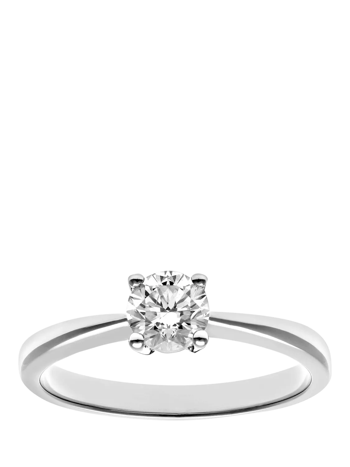 Mogul 18ct white gold diamond engagement ring 0.50ct (British brand)