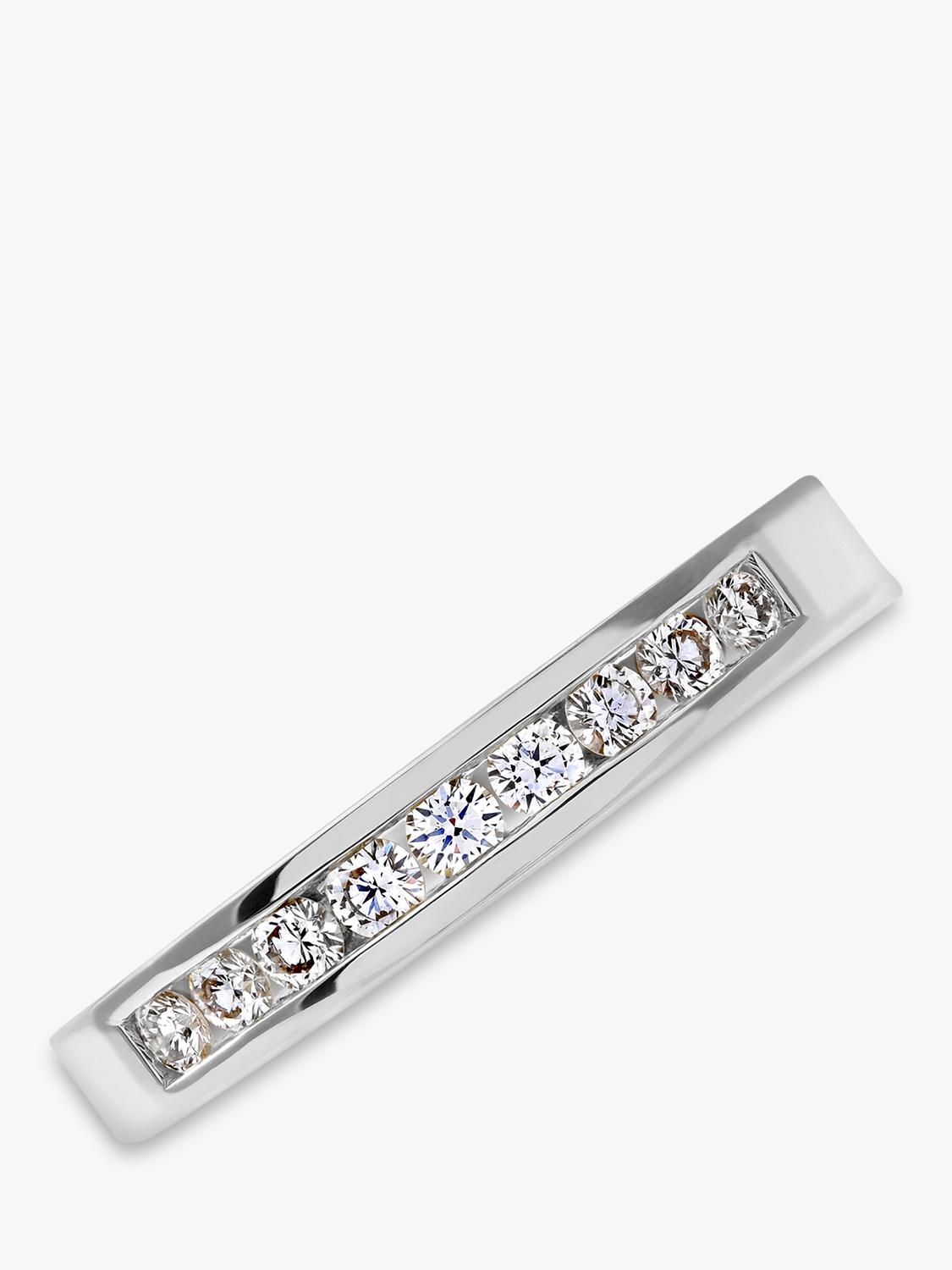 Mogul 18ct white gold diamond eternity ring 0.25ct - British product