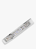 Mogul 18ct white gold diamond eternity ring 0.25ct - British product