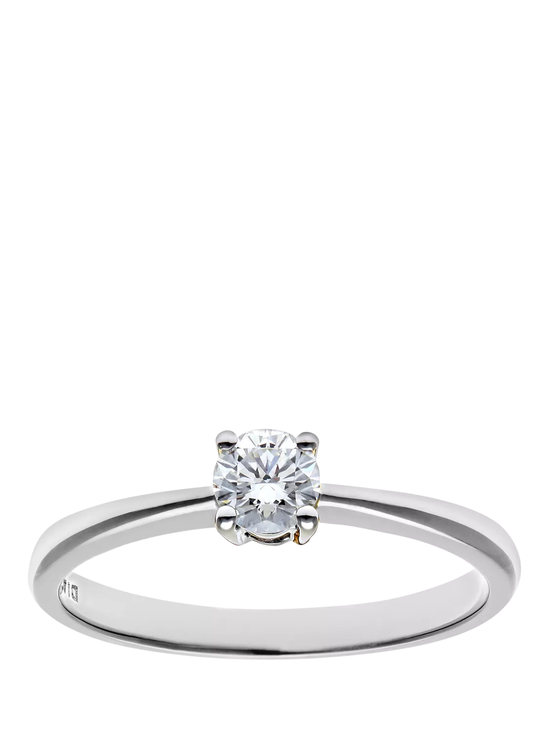 Mogul 18ct white gold diamond engagement ring 0.25 carat, imported from the UK
