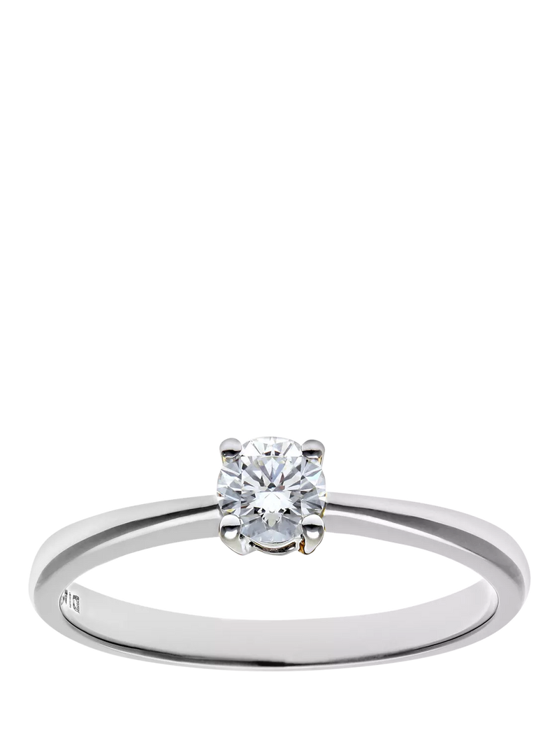 Mogul 18ct white gold diamond engagement ring 0.25 carat, imported from the UK
