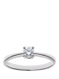 Mogul 18ct white gold diamond engagement ring 0.25 carat, imported from the UK