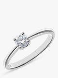 Mogul 18ct white gold diamond engagement ring 0.25 carat, imported from the UK