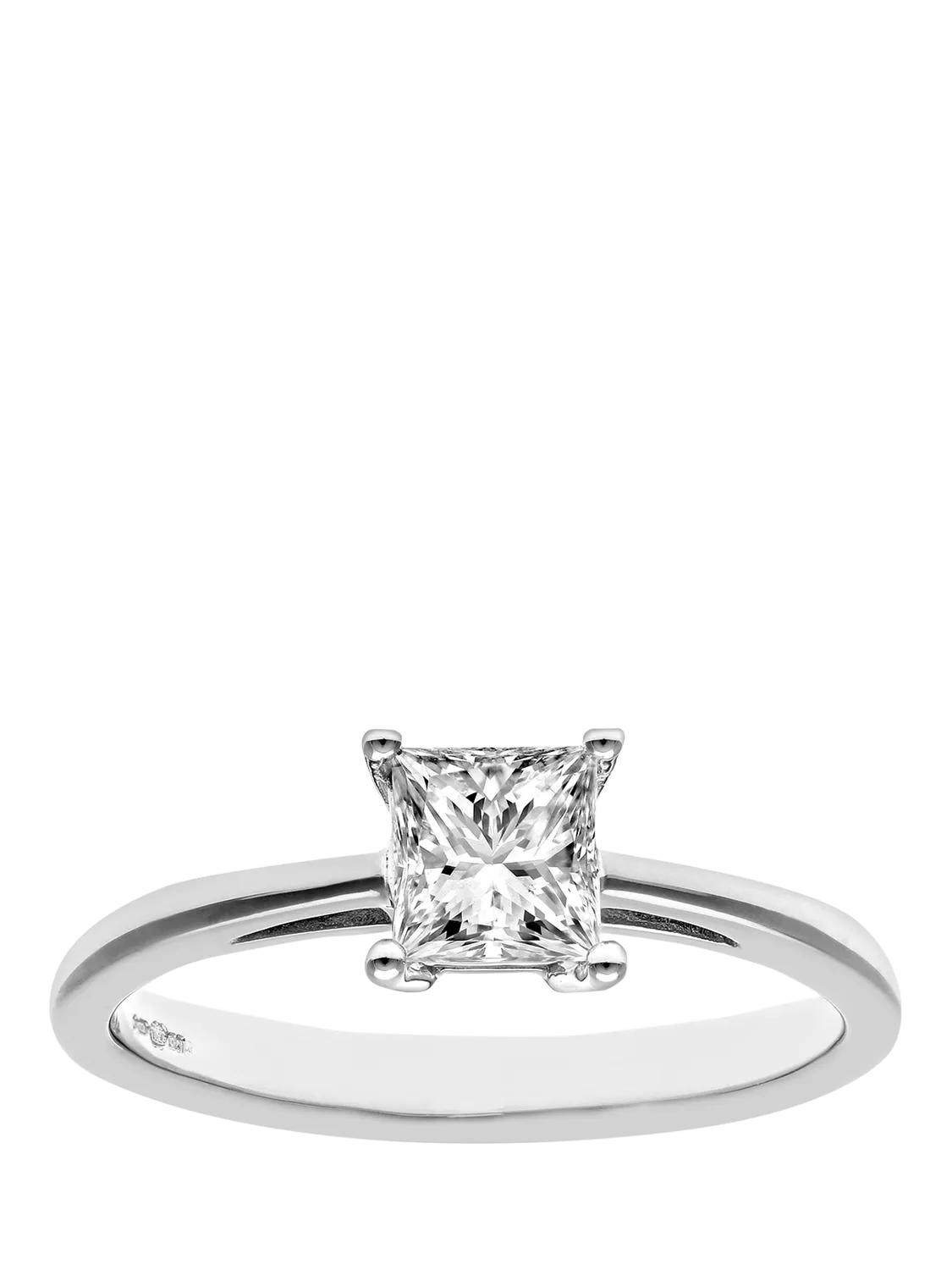 Mogul engagement ring princess diamond 0.75ct - British product