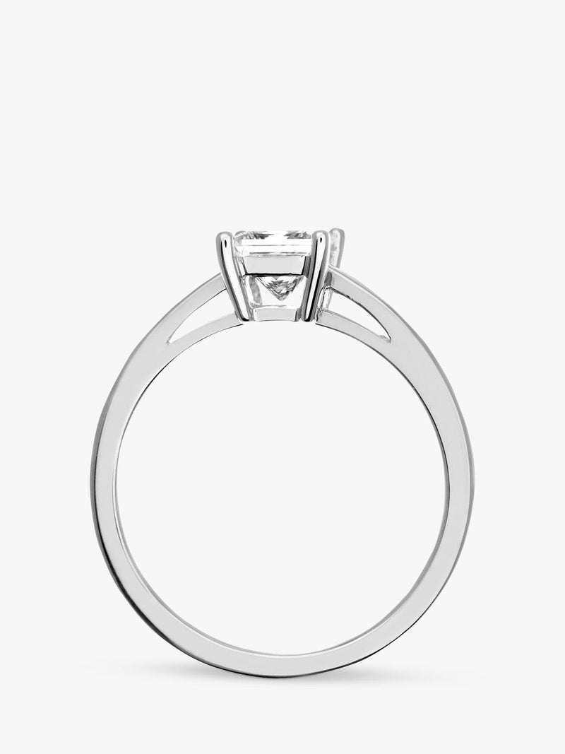 Mogul engagement ring princess diamond 0.75ct - British product