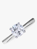 Mogul diamond engagement ring 18ct white gold 1 carat (British brand)