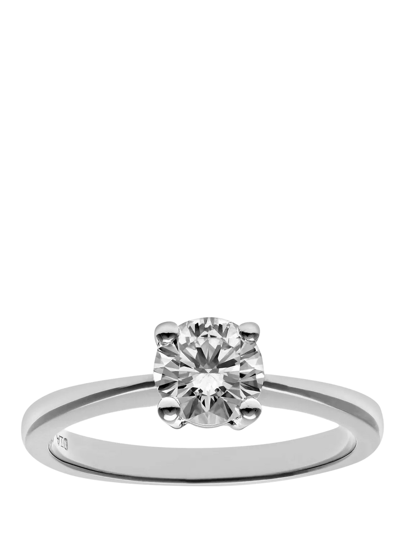 Mogul 18ct white gold diamond engagement ring 0.75 carat (British brand)