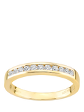 Mogul eternity ring 9ct yellow gold diamond 0.25ct, imported from the UK