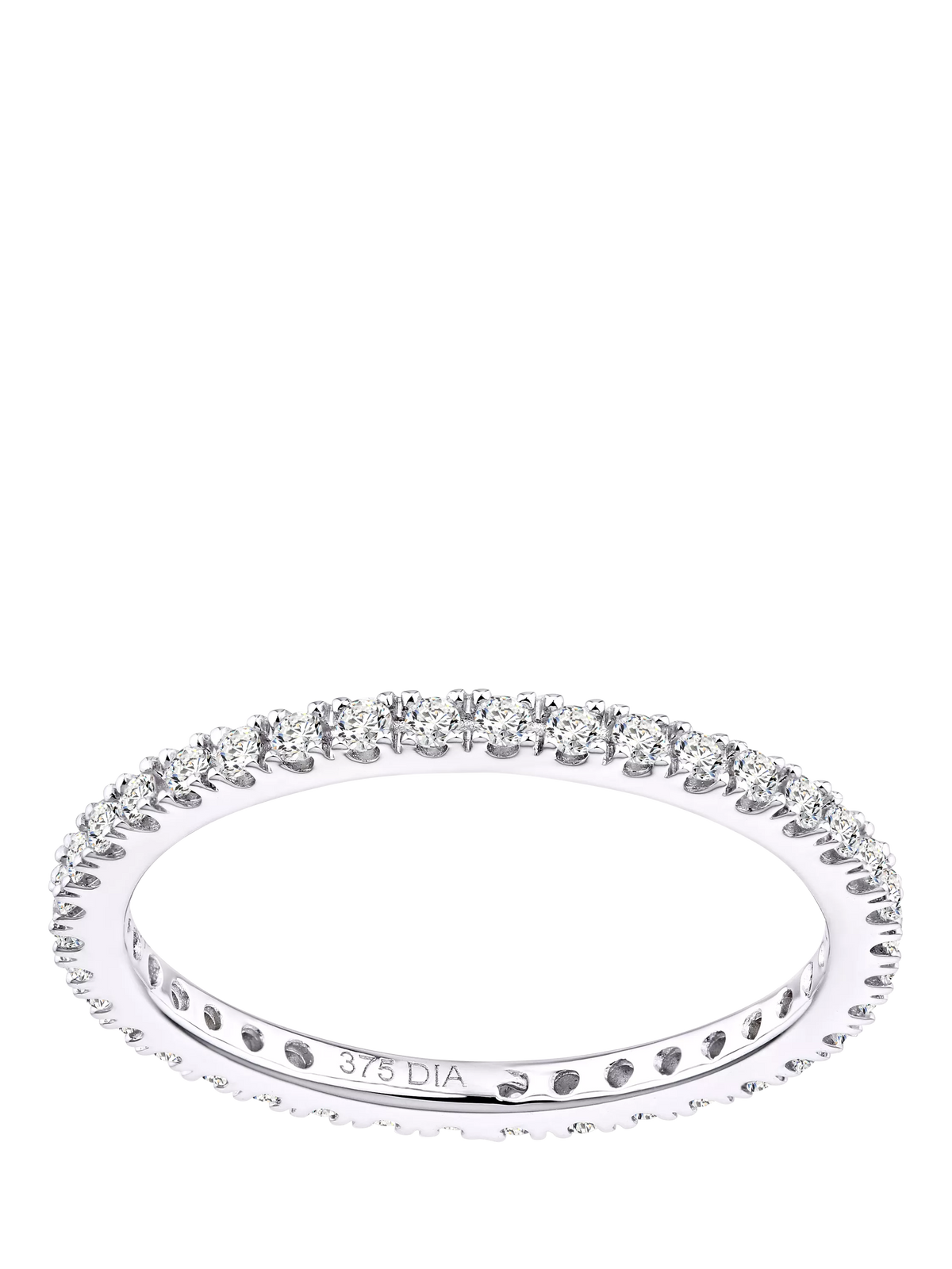 Mogul diamond eternity ring 9ct white gold 0.36ct, UK version