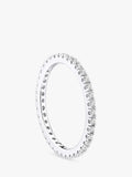 Mogul diamond eternity ring 9ct white gold 0.36ct, UK version