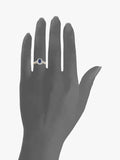 Mogul 9ct yellow gold sapphire diamond ring 0.60ct, UK version