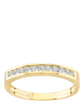 Mogul diamond eternity ring 0.33ct yellow gold - British product