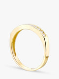 Mogul diamond eternity ring 0.33ct yellow gold - British product