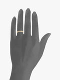 Mogul diamond eternity ring 0.33ct yellow gold - British product