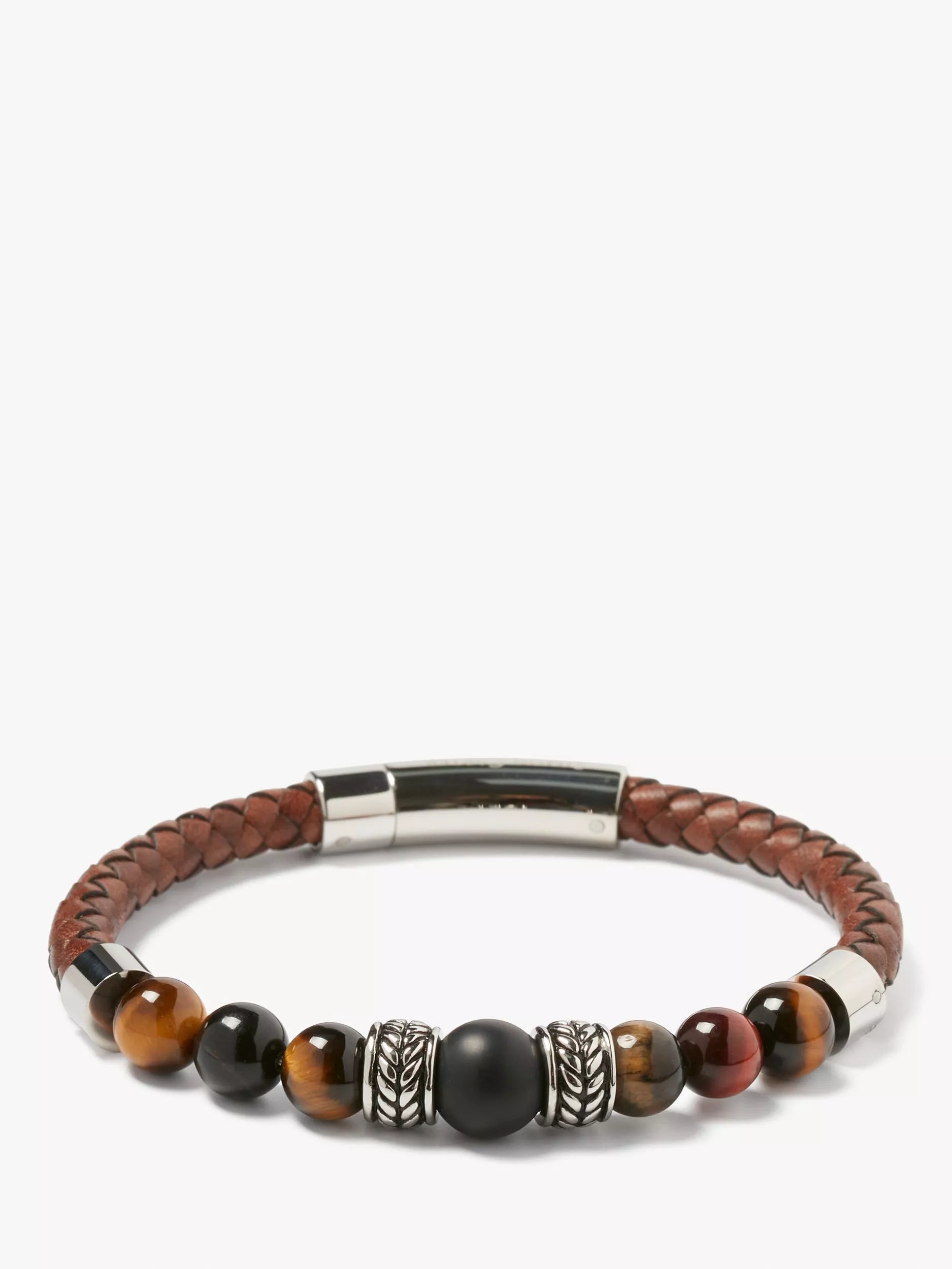 Simon Carter Jacob beaded leather bracelet, UK version