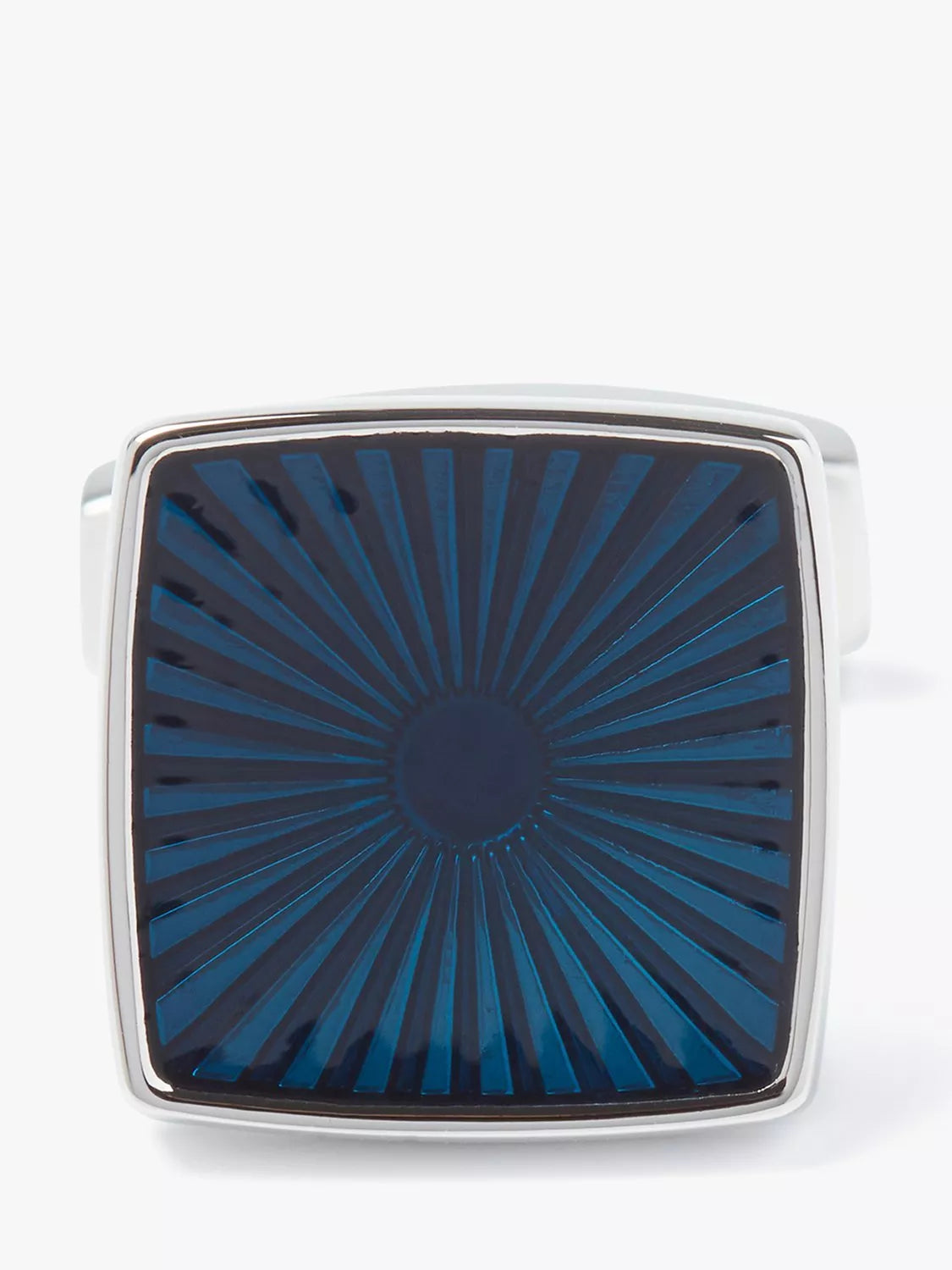Simon Carter ray cufflinks silver blue 15mm (British brand)