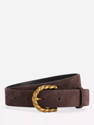 John Lewis Boden Suede Twist Buckle Belt- Buy online at McGrocer
