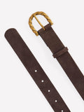 Boden suede twist buckle belt (British brand)