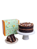 Cutter & Squidge Chocolate Fudge Caramel Cake, Thinking Of You Sleeve, Small