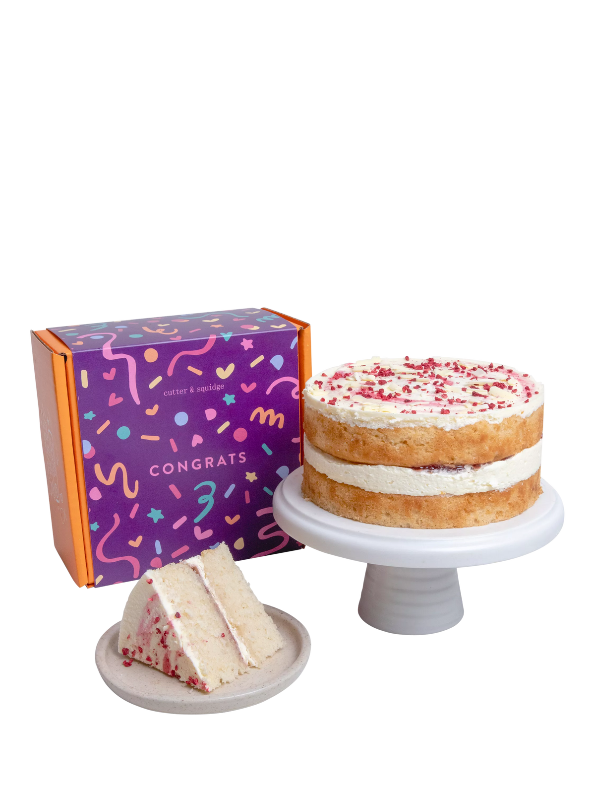 Cutter & Squidge Victoria Sponge Celebration Cake (British brand)