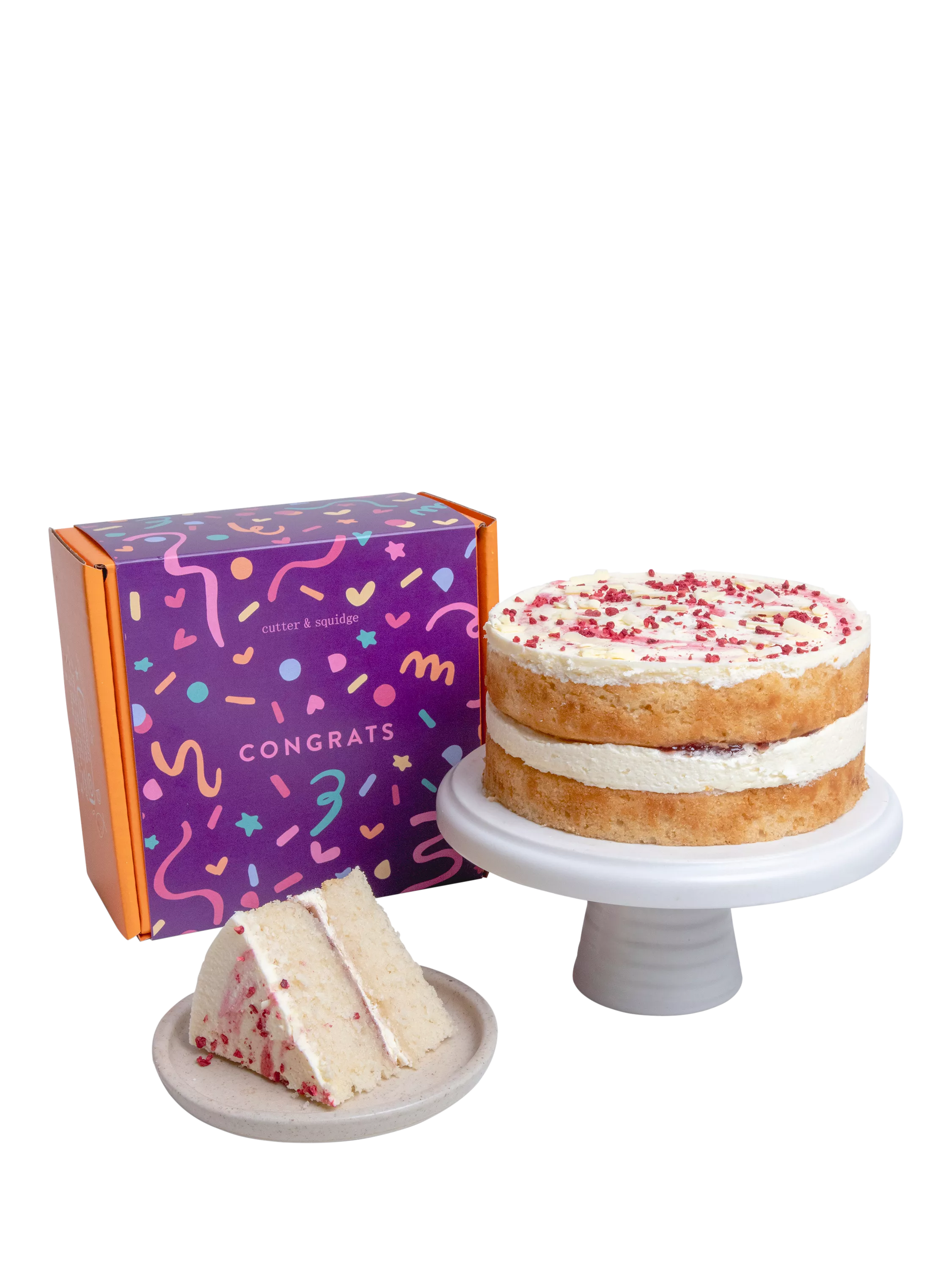 Cutter & Squidge Victoria Sponge Celebration Cake (British brand)