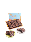 Cutter & Squidge Ultimate Fudge Brownie Box, Happy Birthday Sleeve, One Size