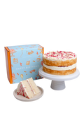 Cutter & Squidge Victoria Sponge Celebration Cake, Happy Birthday Sleeve, Small