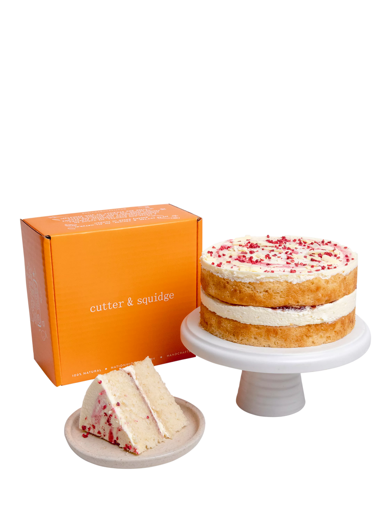 Cutter & Squidge Victoria Sponge Celebration Cake, No Sleeve, Small
