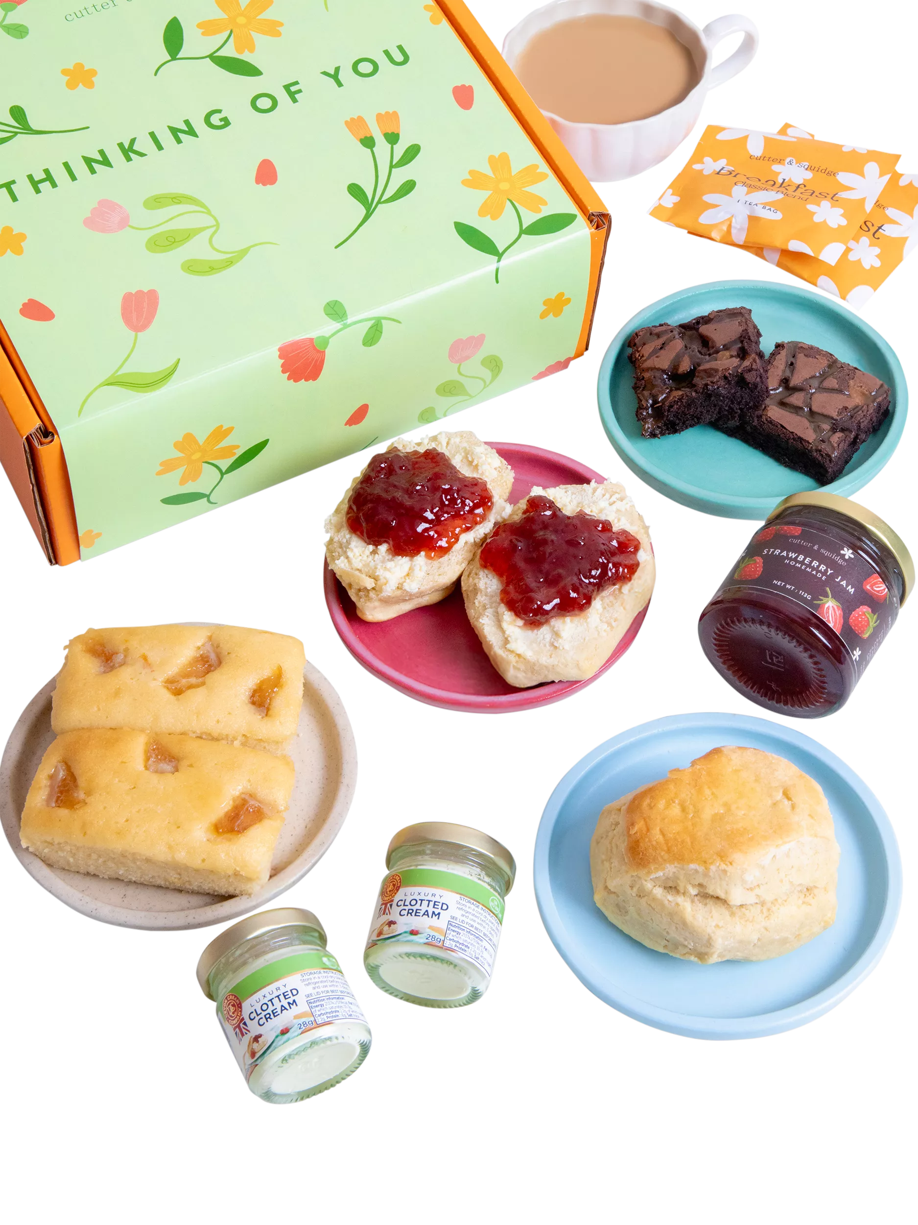 Cutter & Squidge Afternoon Tea, Thinking Of You Sleeve, One Size
