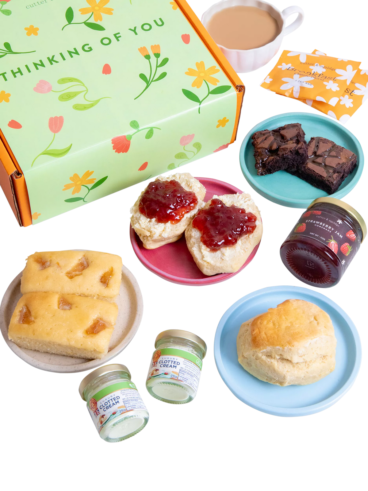 Cutter & Squidge Afternoon Tea, Thinking Of You Sleeve, One Size